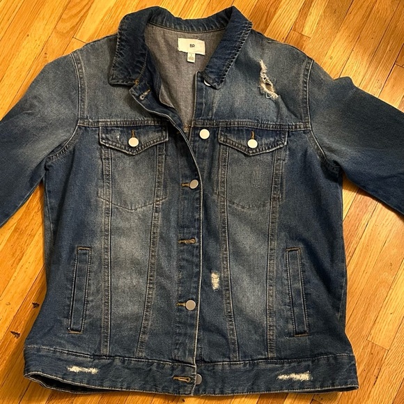 BP Distressed Women’s Denim Jacket - Size Small - Picture 4 of 5